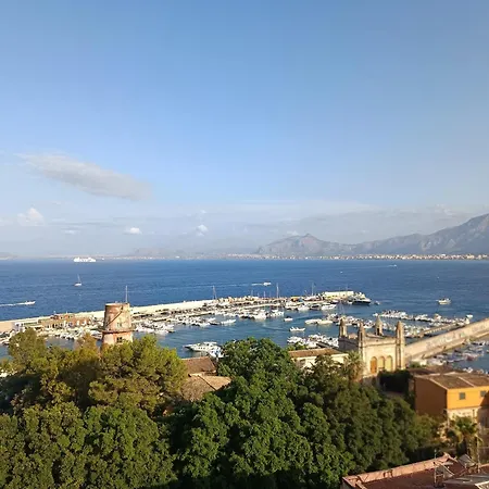 Apartament Rineddahouse Arenella - Vista Mare Panoramica A Con Parcheggio Privato Palermo