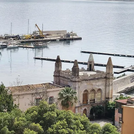 Rineddahouse Arenella - Vista Mare Panoramica A Con Parcheggio Privato Appartamento Palermo